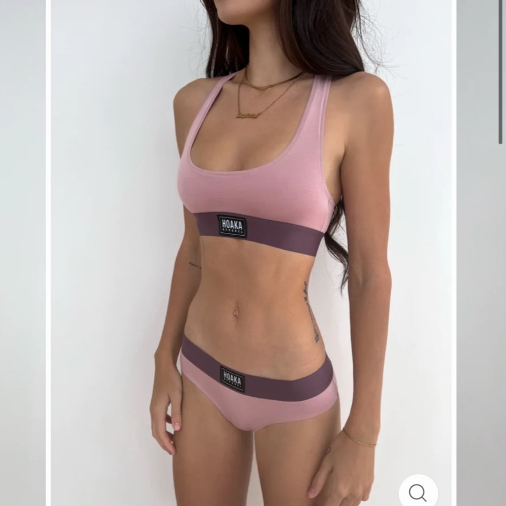 Hoaka Apparel Sport Top Shady Pink Size Medium